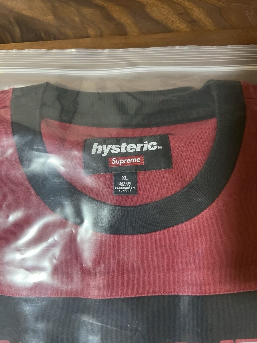 SUPREME®/HYSTERIC GLAMOUR 69 FOOTBALL TOP JERSEY in Black SUPREME®/HYSTERIC GLAMOUR 69 FOOTBALL TOP JERSEY in Black