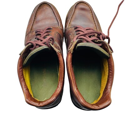 Vintage Timberland Men Size 7‎ Chukka Brown Leather Ankle Boots Gore-Tex Lace up Vintage Timberland Men Size 7 Brown Leather Ankle Hiking  main image 2