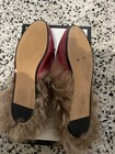 Gucci Fur-Lined Princetown Mules Horsebit Loafers Leather- IT Size 37 Pristine — photo 4