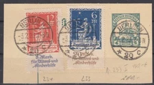 SI26232/ GERMANY REICH – MI # 233 I + 234 ON PART OF EAST AFRICA STATIONNERY