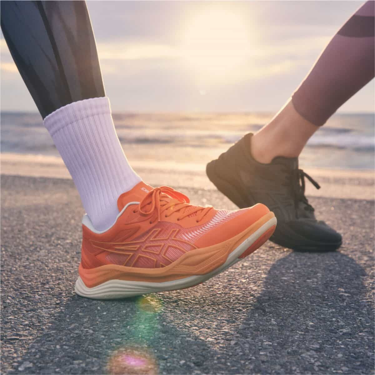 ASICS GEL-RIDEWALK 2 Walking Shoes 1293A040-800 2E Orange/Light