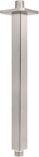 Ceiling Mounted Shower Arm, Rain Shower Square Brushed Nickel 12 Inch
