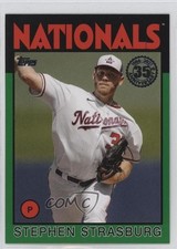 2021 Topps 1986 Baseball 35th Anniversary Green Stephen Strasburg #86B-84 g2u