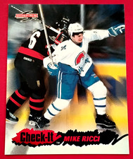 1995-96 MIKE RICCI Check It Quebec Nordiques #12 Score