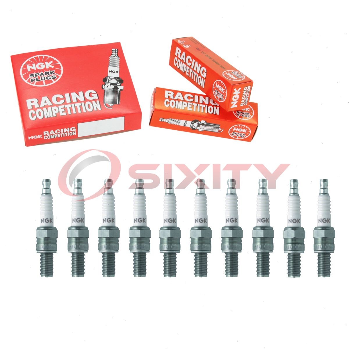 10 pc NGK 4216 R0045Q-10 Racing Spark Plugs for UEC RU01-31 G54V AR5624 kt