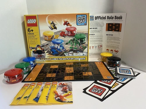LEGO 65535 X-Pod Play Off Game Pack Complete: 5 X-pod W/manuals, 50 Cards+++ EUC