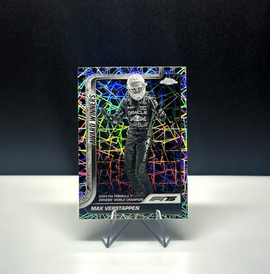 2025 Topps Chrome F1 #148 Max Verstappen B&W Lazer Refractor