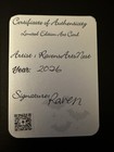 Aceo “the trumpet ” Original, miniature Drawing, 2.5x3.5in signed by Raven  — photo 2