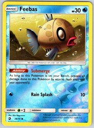 Feebas 28/70 Reverse Holo - Dragon Majesty