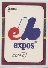 1987 Donruss Opening Day Box Set Montreal Expos Team #257 0a2