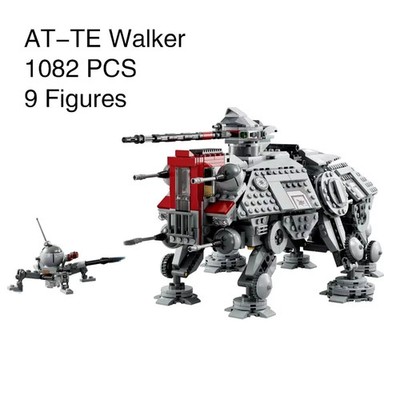 NEW 1082 PCS Star Wars AT-TE Building Block Set W/ FIGS
