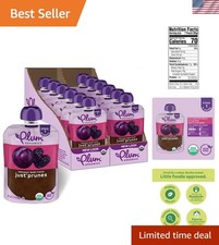 Just Prunes, 4  - Organic Baby Food Pouches, 3.5 oz Pouch Pack of 12