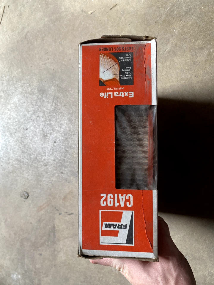 Filtro de aire de motor Fram ExtraLife nuevo stock antiguo equipo genuino CA192 Foto 4 de 4