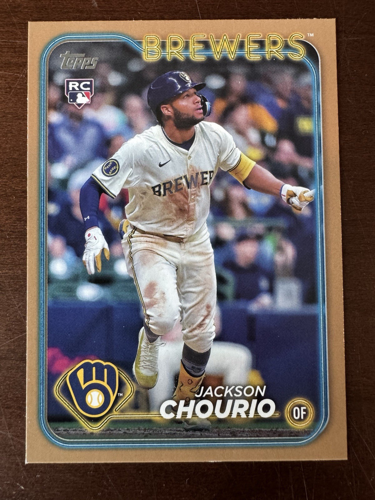 Jackson Chourio 2024 Topps Update Series Baseball Gold /2024 RC #US240