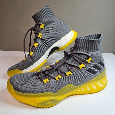 2017 Adidas Crazy Explosive Primeknit Grey Yellow Basketball
