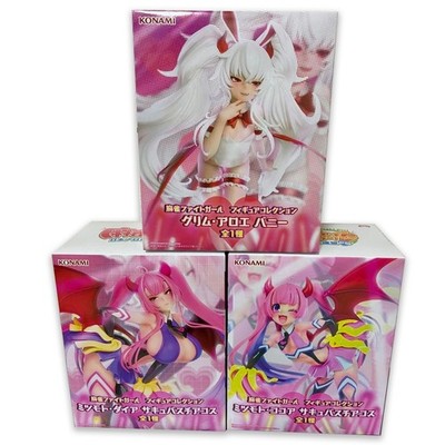 Mahjong Fight Girl Arcade Spiel Figur 3er Set Mitsumoto Cocoa Dia & Grim Aloe
