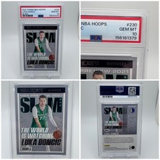 Panini NBA Hoops SLAM Luka Doncic Dallas Mavericks PSA 10 GEM MT