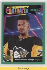 2020 Upper Deck UD Portraits Rookies Green Pierre-Olivier Joseph #P-69 READ 0d7y