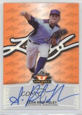 2014 Leaf Valiant Orange Prismatic 27/50 Sean Reid-Foley #BA-SRF Auto i6j