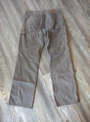 C.E. Schmidt Brown Cotton Men s Work Pants 32x34 Construction