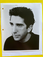 David Schwimmer = original talent agency headshot photo with resume