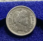 Stunning Rare 1915 AU+ U.S. Barber Dime (SILVER) KM 113