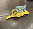 Vintage 1968 Matchbox Lesney Honda Motorcycle & Trailer Loose