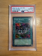 2002 Yu-Gi-Oh Toon World #MRL-076 Magic Ruler 1st Ed. Super Rare PSA 10 Gem Mint
