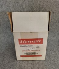 Nos Southern Vp 12v Amber Light Magnet Mount Model 1185h Vintage Hotshot Ii