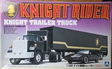 Aoshima Knight Rider Trailer Truck Model 1:28 New Open Box