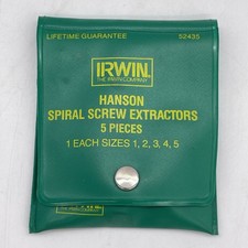 New Vintage Irwin Hanson 5-Piece Spiral Screw...