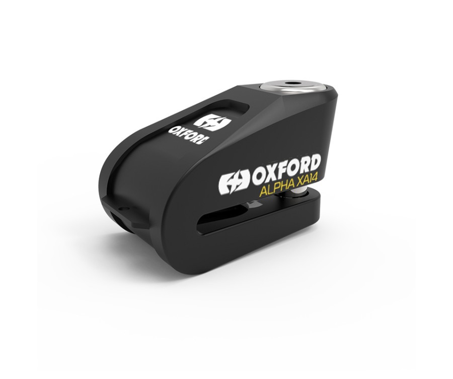 Bloque-disque alarme OXFORD XA14 en acier inoxydable premium noir