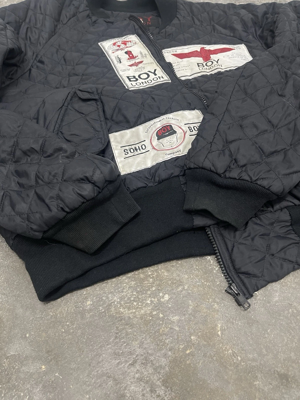 Vintage 80’s Boy London Jacket Made In England Size XL image 4