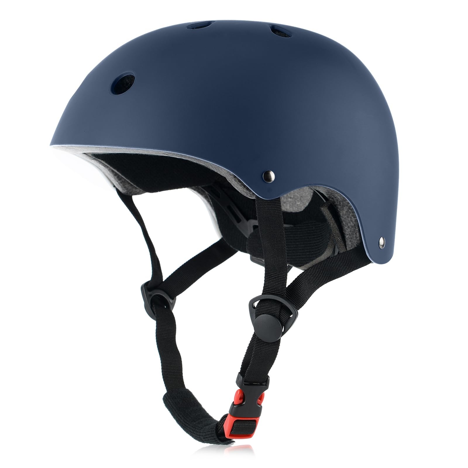Kids Bike Helmet Adjustable Multi Sport 3 Sizes Navy Toddler