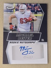 2019 Sage Hit Premier Draft High Series Football Cards 11
