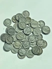 Lot of 50 Mercury Dimes  90% Silver - circ all 20's      #1