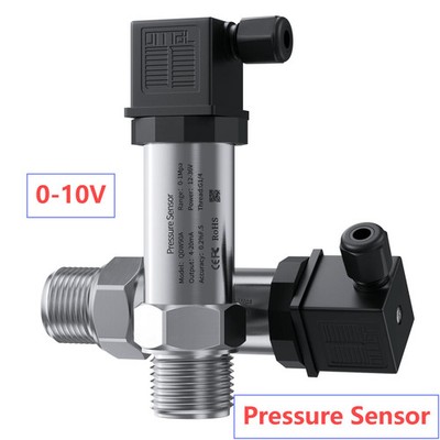 0-10V to 150bar Pressure Sensor Transmitter 24V Water Gas Oil Liquid 150psiGauge