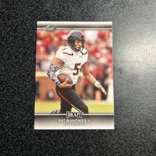 Patrick Pat Mahomes II Leaf Draft ROOKIE CARD #56 2017