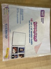 Scrapbooking Page Protectors, And Hinge Pages