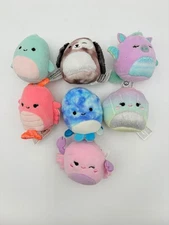 Squishmallow Lot Mini Squishville Playset Bundle Accessories 7 PCs