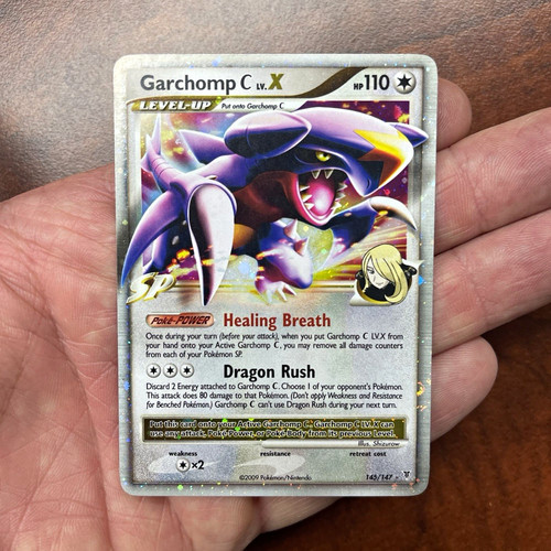 Nintendo Pokemon TCG Garchomp C Lv.X 145/147 Supreme Victors Holo SP 110HP 2009