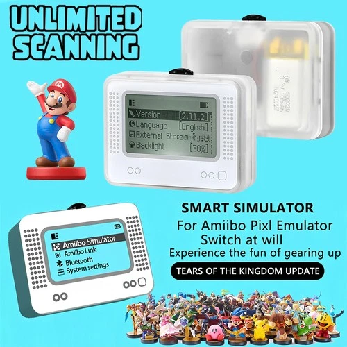 Amiibo NFC Tag Emulator Bluetooth-Compatible Emulator for Nintendo Switch 1 & 2