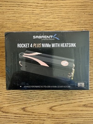 Sabrent Rocket 4 Plus Nvme With Heat sink  8TB