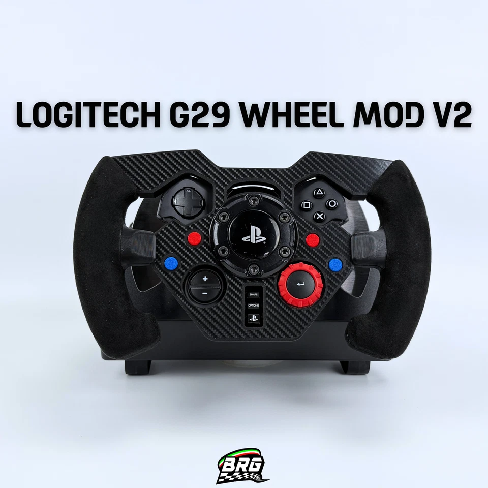 BRGSIMMODS F1 Open Wheel Mod V2 for Logitech G29/G923 PlayStation