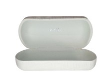 Oakley Large White Hard Clamshell Sunglasses Eyeglasses Case-Rare Only Genuine