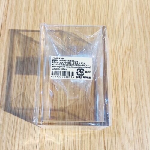 MUJI Acrylic Pen Stand W5.5xD4.5xH9cm 壓克力筆架 - Picture 1 of 2