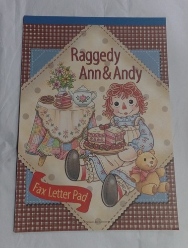 Raggedy Ann & Andy Notepads Color Books Stationary Paper Bags Calendars Japan - Picture 80 of 94
