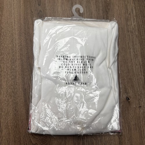 Vintage Bonds Grand Slam Men’s White Skivvy Sz 18 New In Pack 80s - Picture 6 of 6