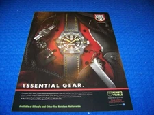 2016 LUMINOX SWISS WATCH "CORONADO 3025"..1-PAGE SALES AD (498NN)
