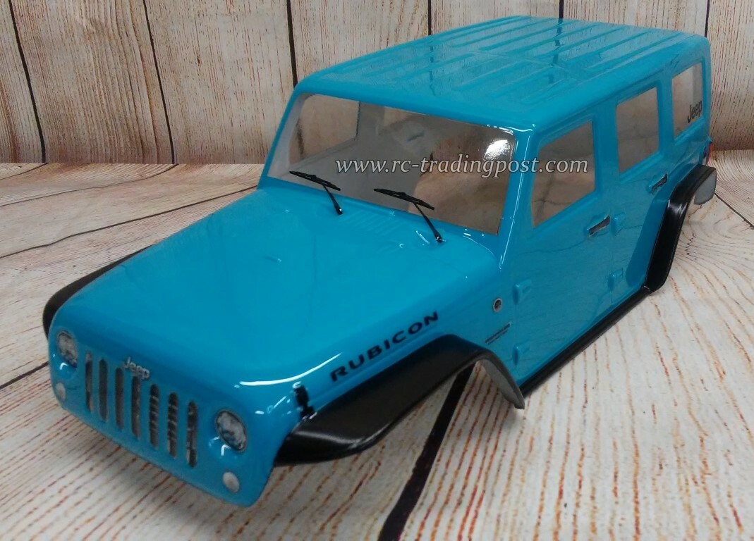 Carrozzeria Jeep Wrangler Rubicon RC – Verniciata Personalizzata – Pro-Line Racing – Scala 1/8 1/10 - 3